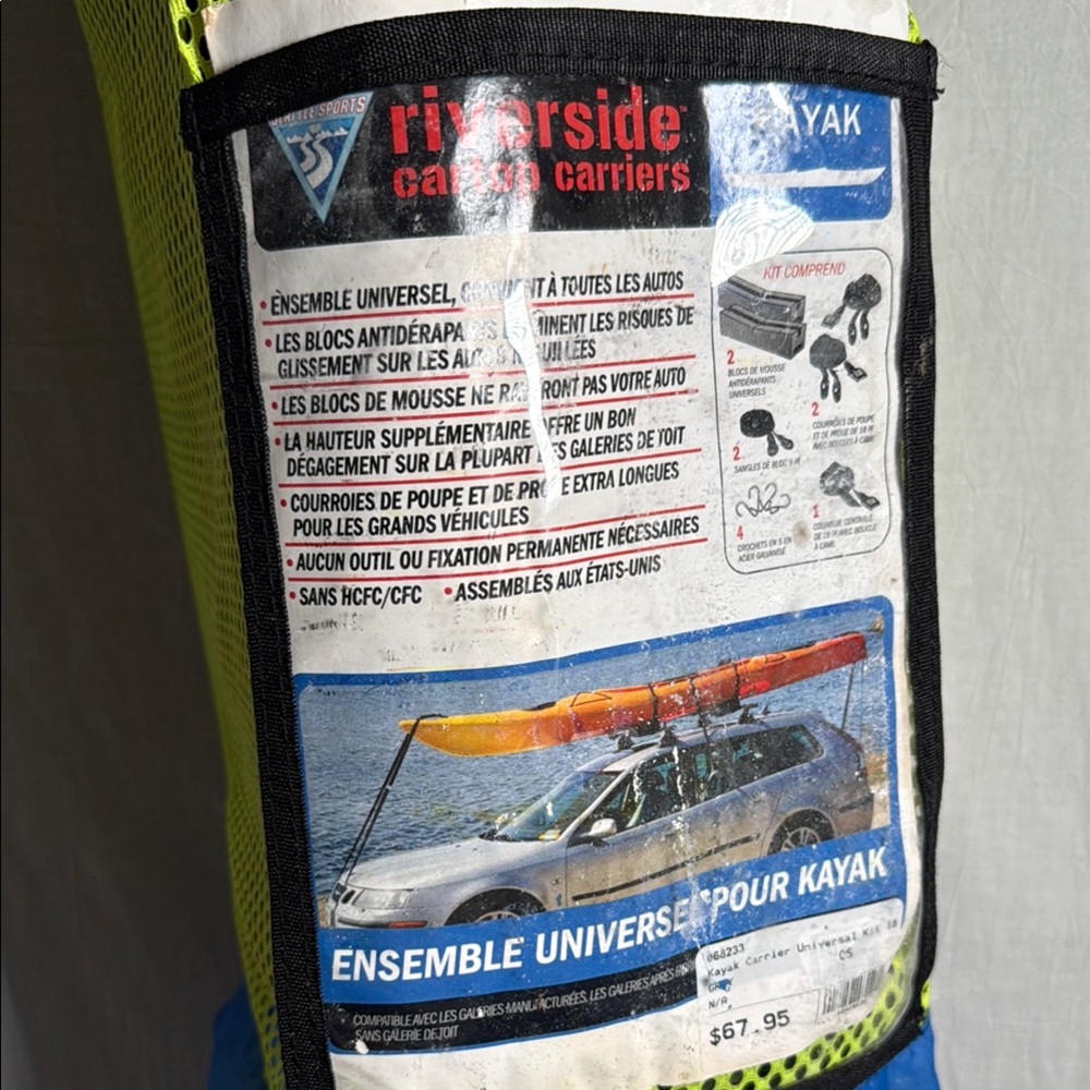 Riverside Car Top Kayak Carrier